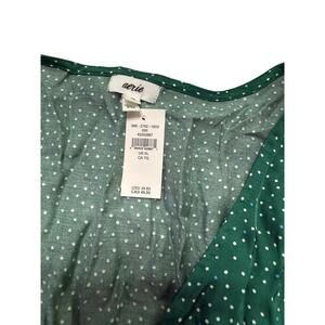 American Eagle Silk Tie Top